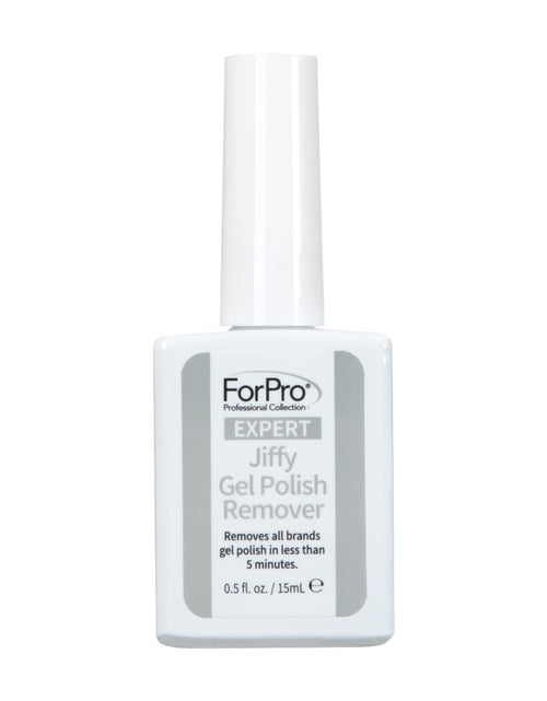 Load image into Gallery viewer, Expert Jiffy Gel Polish Remover, Removes All Brands Gel Polish in Less than 5 Minutes, Quick &amp; Easy Gel Removal, No Foil Wrapping or Soaking Needed, 0.5 Fl. Oz.
