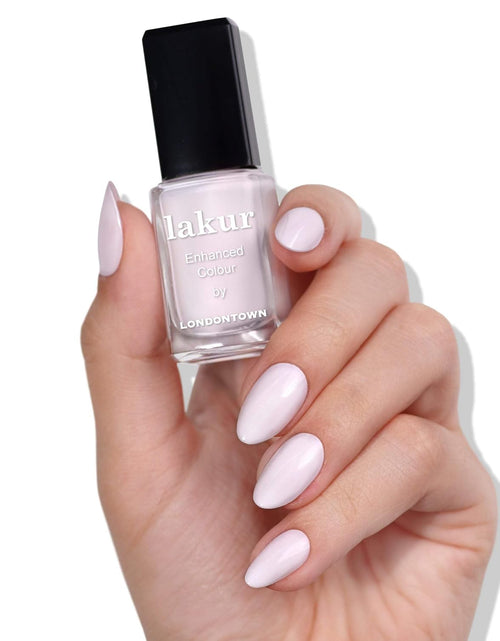 Load image into Gallery viewer, Pale Pink Glossy Nail Polish, Ski Bunny Lakur, Vegan Chip-Resistant Long-Lasting Nail Lacquer, 40 Fl Oz
