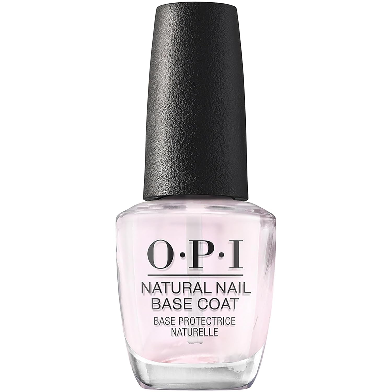 OPI Nail Lacquer Base Coat | Clear Nail Polish Base Coat |Chip Resistant, Protects Nails, Prevents Discoloration